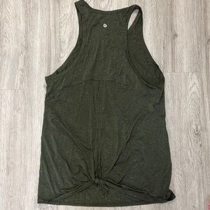 Lululemon open tie back workout tank